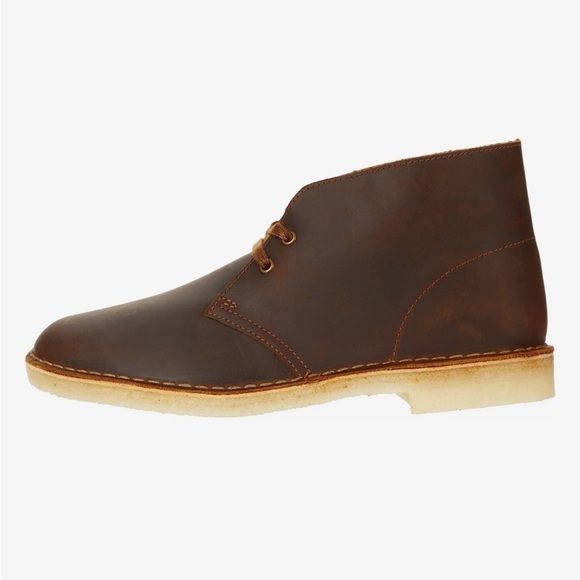 Clarks Men’s Desert Leather Chukka Boots dark brown, size 12 GUC - Picture 2 of 6